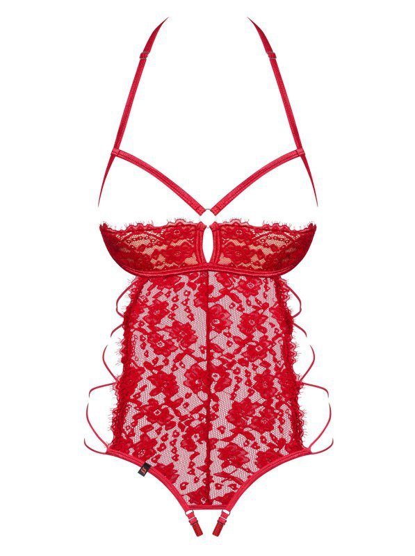 Obsessive Body otwarte Rediosa czerwone