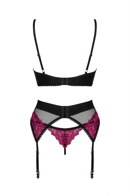 Obsessive Komplet 3-częściowy Rosenty milticoloured