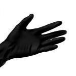 Nitryl-Handschuhe BLACK Gr. M 100st.