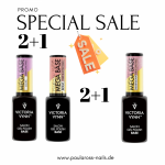 PROMO 2+1 MEGA BASE(Lilac+Beige+shimmer peach)8ml