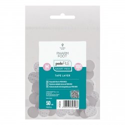 SMART PEDI TAPE LAYER REFILL Schleifpads, 50 St, M #100