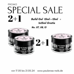 PROMO 2+1 (build gel no 07 + 08 + 13) 15 ml