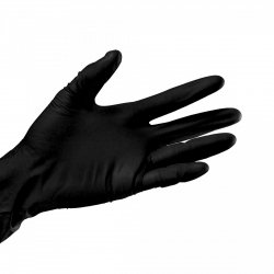 Nitryl-Handschuhe BLACK Gr. L 100st.