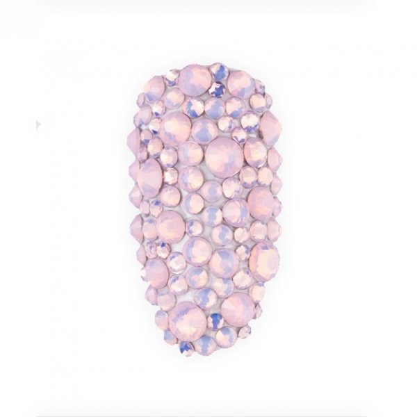 Opal Crystals Mix SS4 - SS20 PINK 400st.