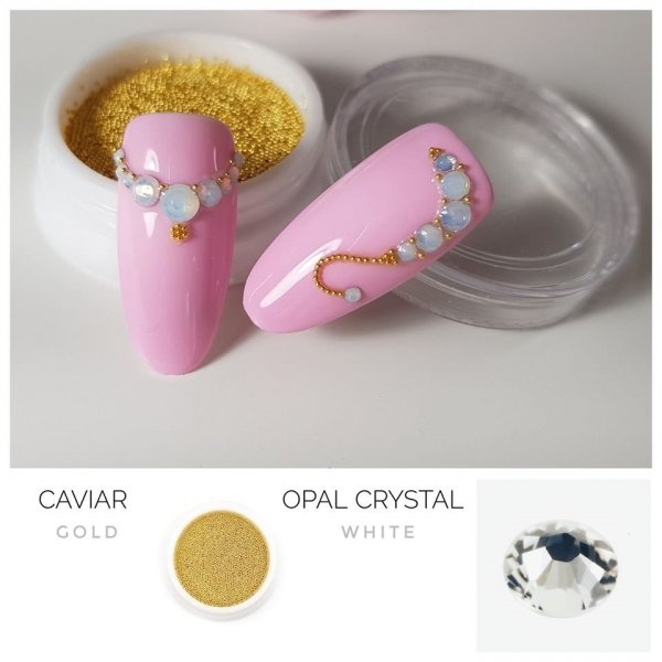 Opal Crystals SS6 WHITE 50st.