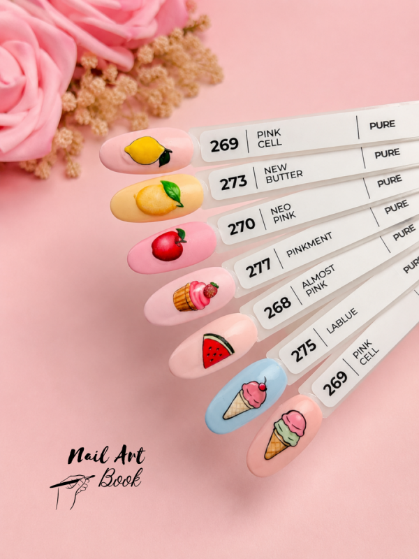 E-Book zum Ausdrucken Nail Art Book Spring into Summer 10 Seiten (über 400 Designs) 97 PLN