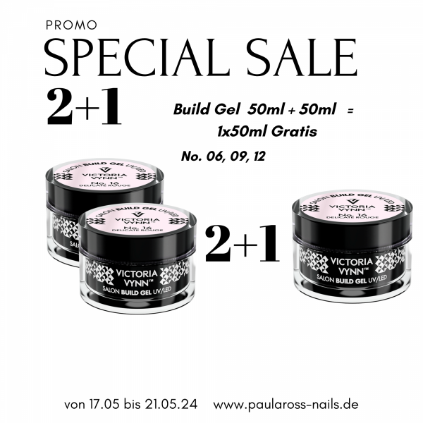 PROMO 2+1 (build gel no 06 + 09 + 12) 50 ml