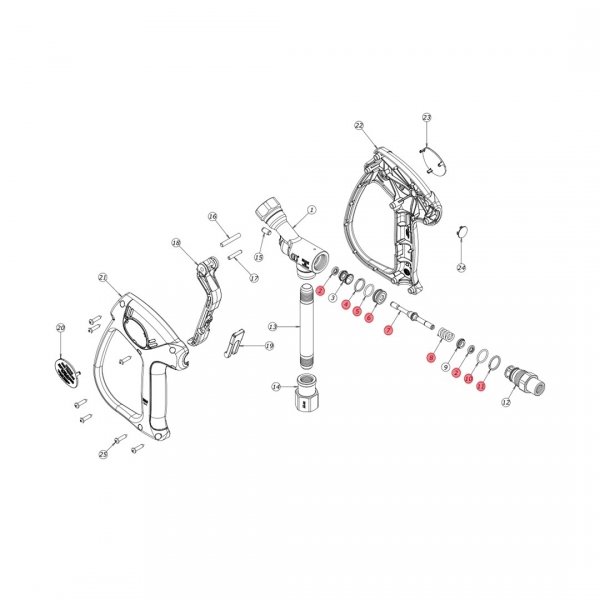 Komplet naprawczy - pistolet ML510 - ML710