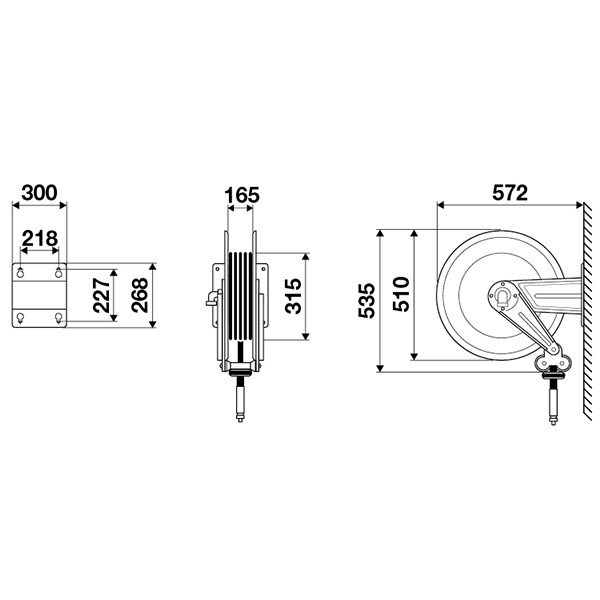 Bęben automatyczny INOX - 200 bar - 30 m 0152402931