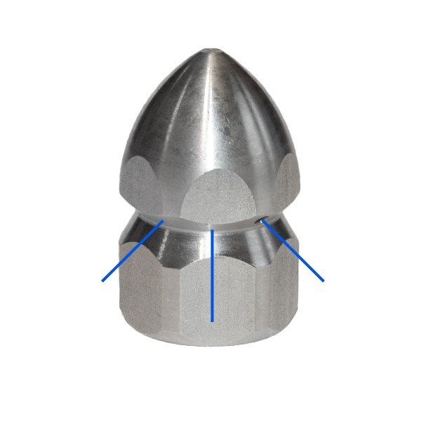 Dysza kanalizacyjna 3/8&quot; F 3 - 050