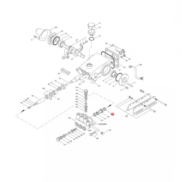 Uszczelnienie CAT DN20 L.P (Buna) 106