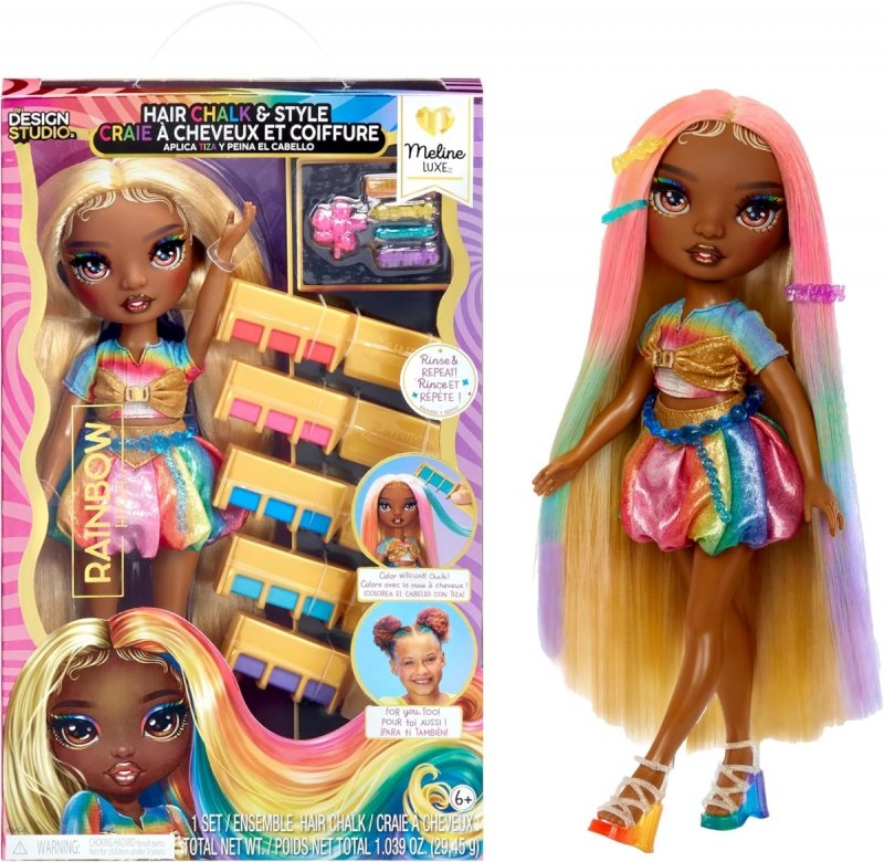 Rainbow High Hair Chalk &amp; Style Doll – Meline