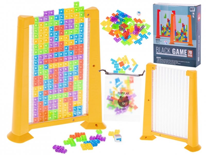 GRA LOGICZNA UKŁADANKA TETRIS PUZZLE KLOCKI