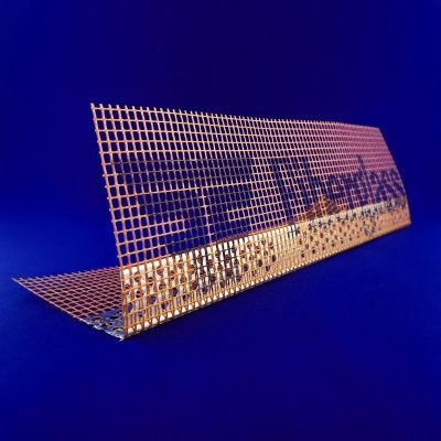  Narożnik aluminiowy 10 x10 z siatką pomarańczową 145g/m² AL30/30/0,4 mm 300 cm 