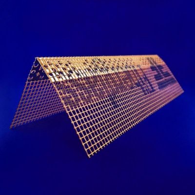 Narożnik aluminiowy 10 x10 z siatką pomarańczową 145g/m² AL30/30/0,4 mm 250 cm 