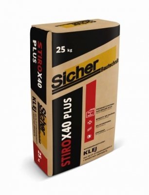 Stiro X40 Plus Klej do zatapiania siatki i przyklejania płyt worek 25kg