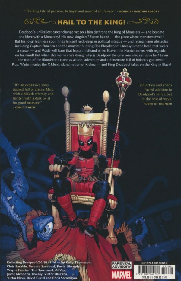 DEADPOOL BY KELLY THOMPSON TP [9781302949730]