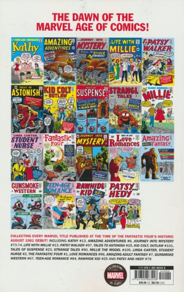 MARVEL AUGUST 1961 TP [9781302963248]