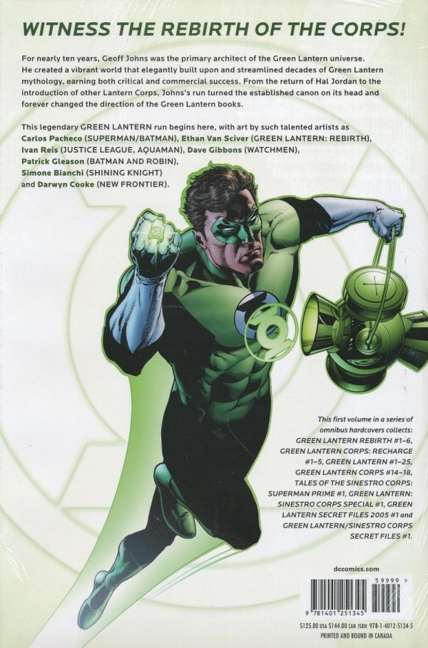 GREEN LANTERN BY GEOFF JOHNS OMNIBUS VOL 01 HC [9781401251345] **OFERTA SPECJALNA**