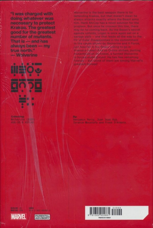 WOLVERINE BY BENJAMIN PERCY VOL 03 HC [9781302955861] **OFERTA SPECJALNA**
