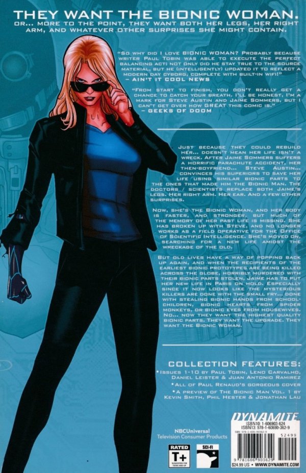 BIONIC WOMAN VOL 01 MISSION CONTROL TP [9781606903629] **promocja TOMY**