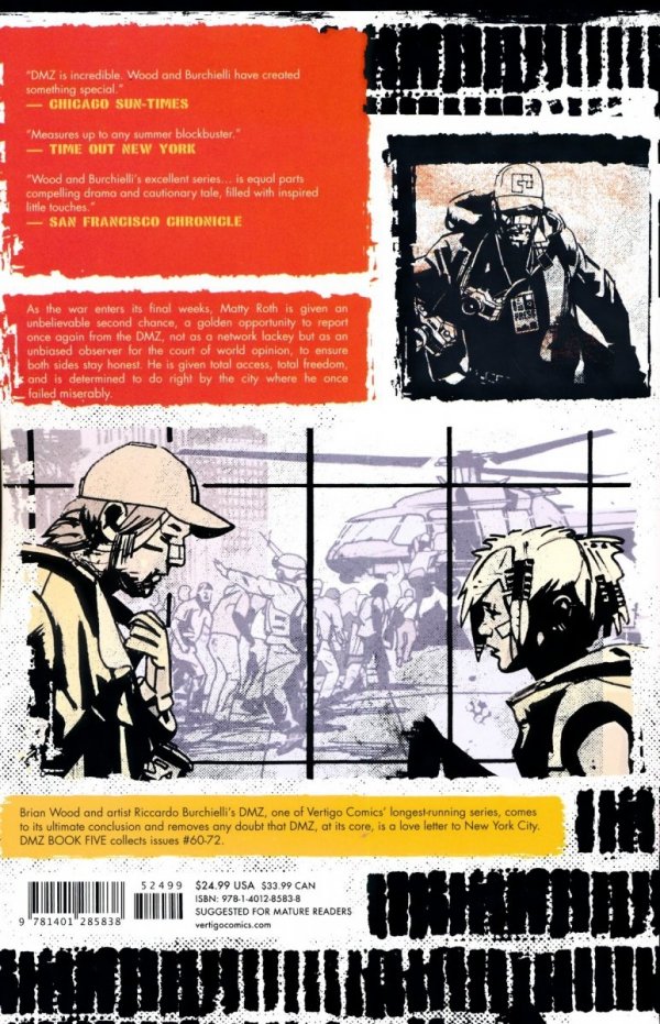 DMZ VOL 05 TP [9781401285838]