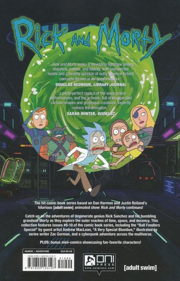 RICK AND MORTY VOL 02 TP [9781620103197]