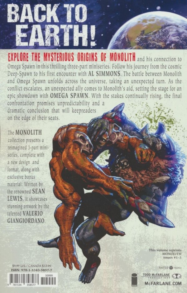 SPAWN MONOLITH TP [9781534358577] **OFERTA SPECJALNA**