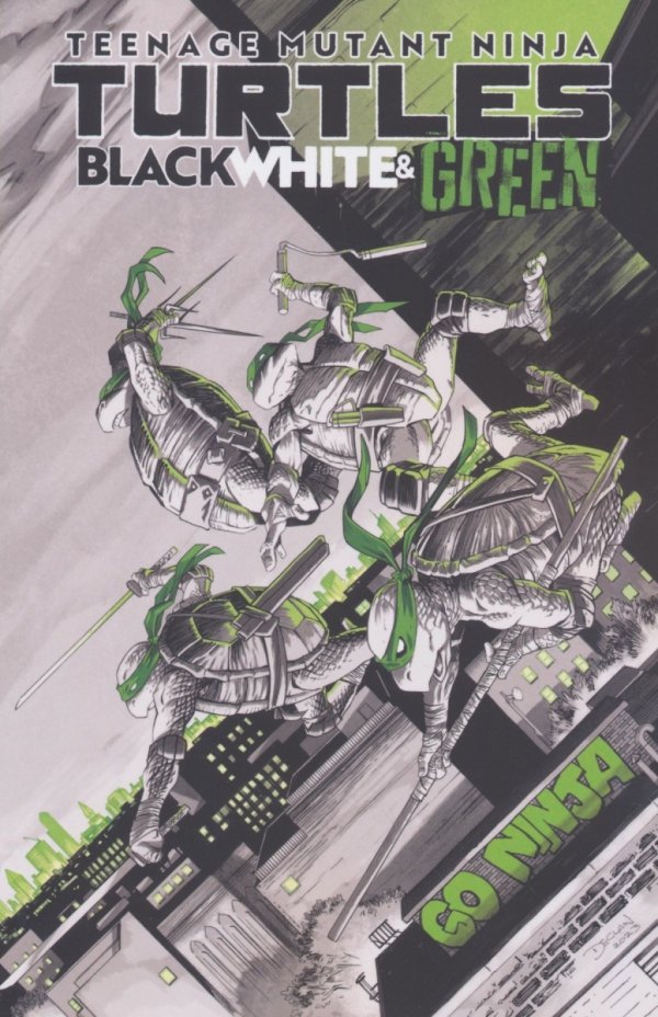 TEENAGE MUTANT NINJA TURTLES BLACK WHITE AND GREEN TP [9798887241579]