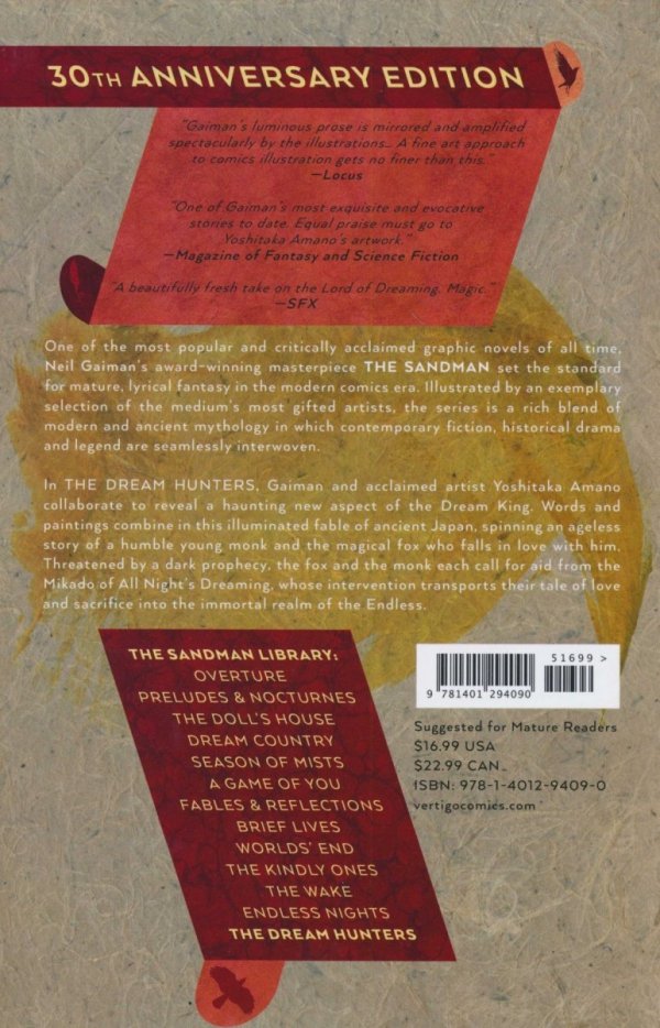 SANDMAN THE DREAM HUNTERS TP [9781401294090]
