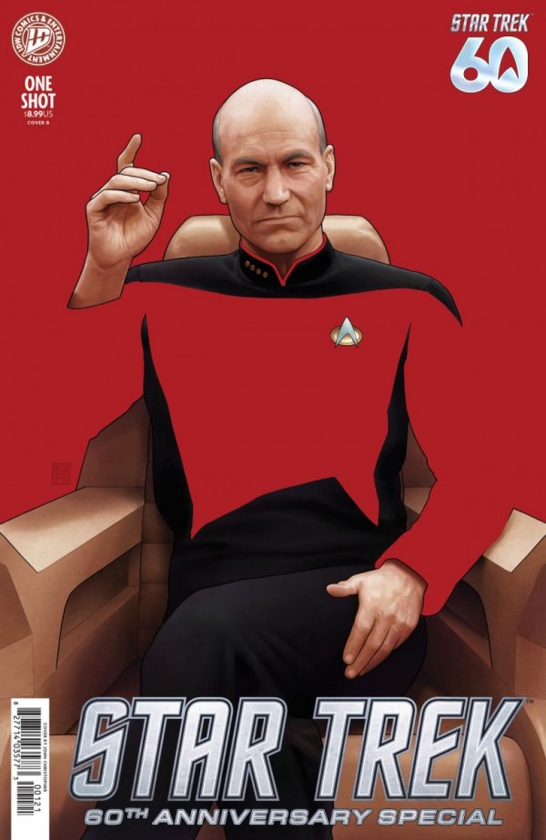 STAR TREK 60TH ANNIVERSARY SPECIAL VARIANT B CHRISTOPHER [82771403577300121]