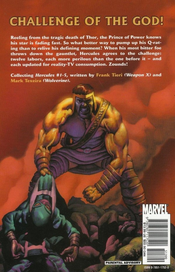 HERCULES THE NEW LABORS OF HERCULES TP [9780785117520]