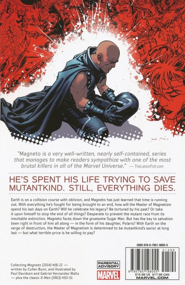 MAGNETO VOL 04 LAST DAYS TP [9780785198055]