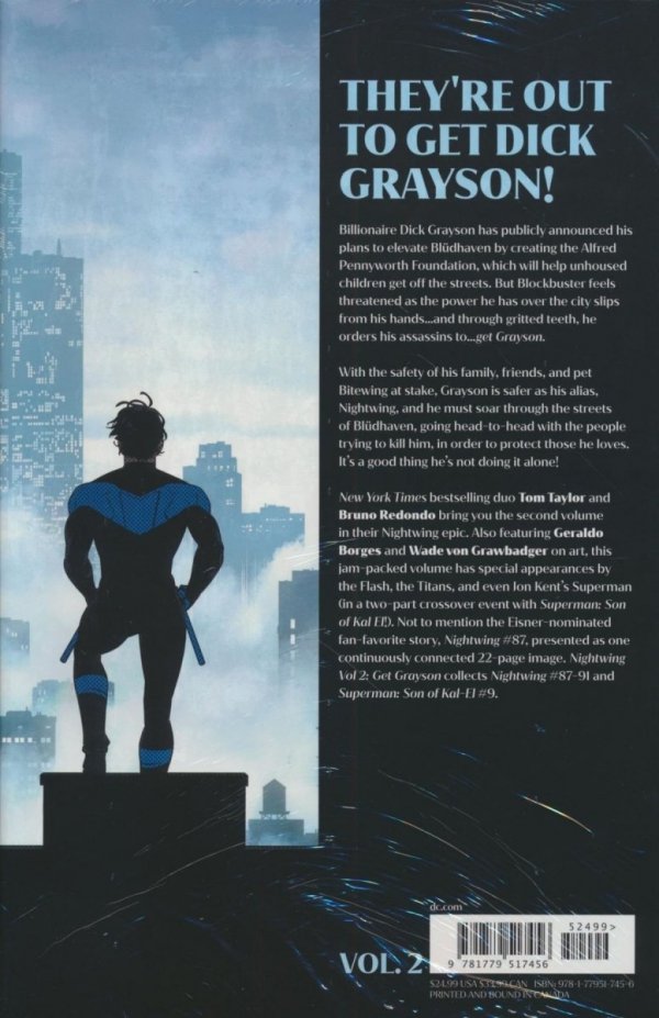 NIGHTWING VOL 02 GET GRAYSON HC [9781779517456]