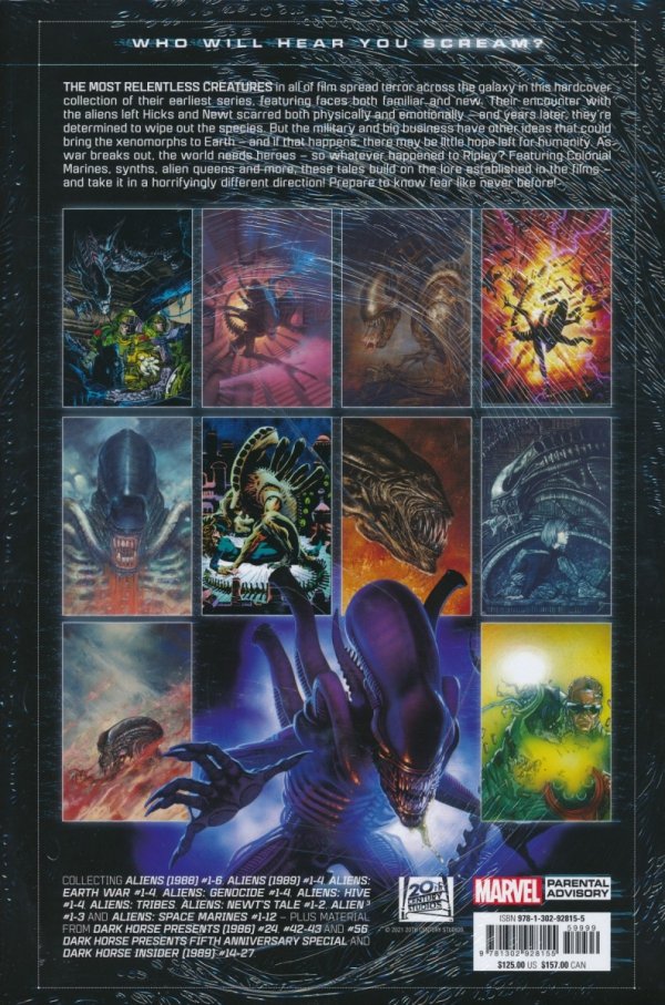 ALIENS THE ORIGINAL YEARS OMNIBUS VOL 01 HC [STANDARD] [9781302928155] **OFERTA EKSPOZYCYJNA**