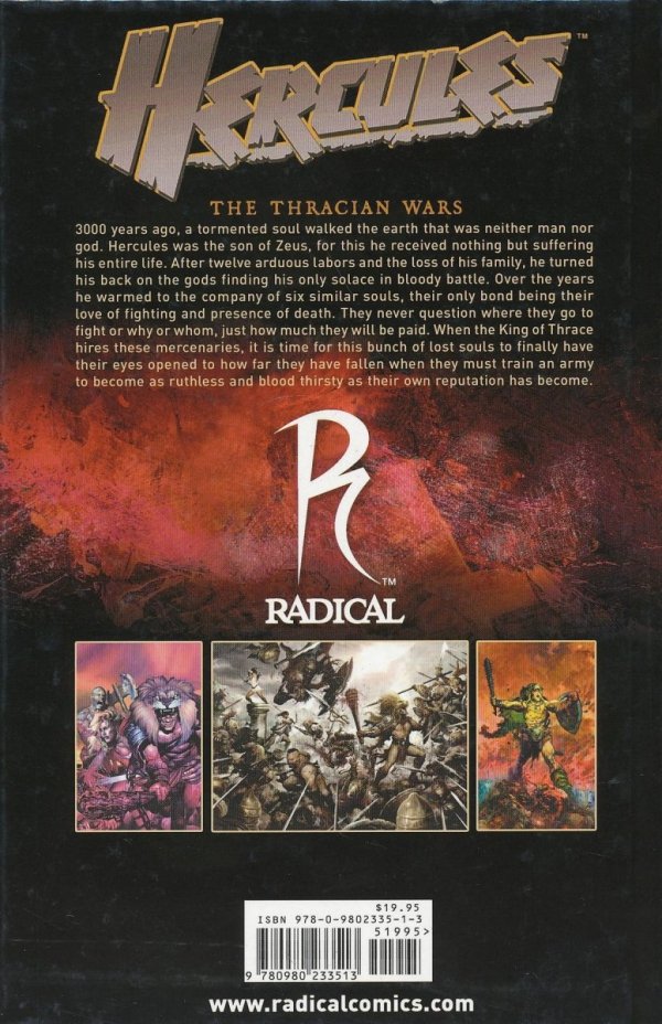 HERCULES THE THRACIAN WARS HC [9780980233513]