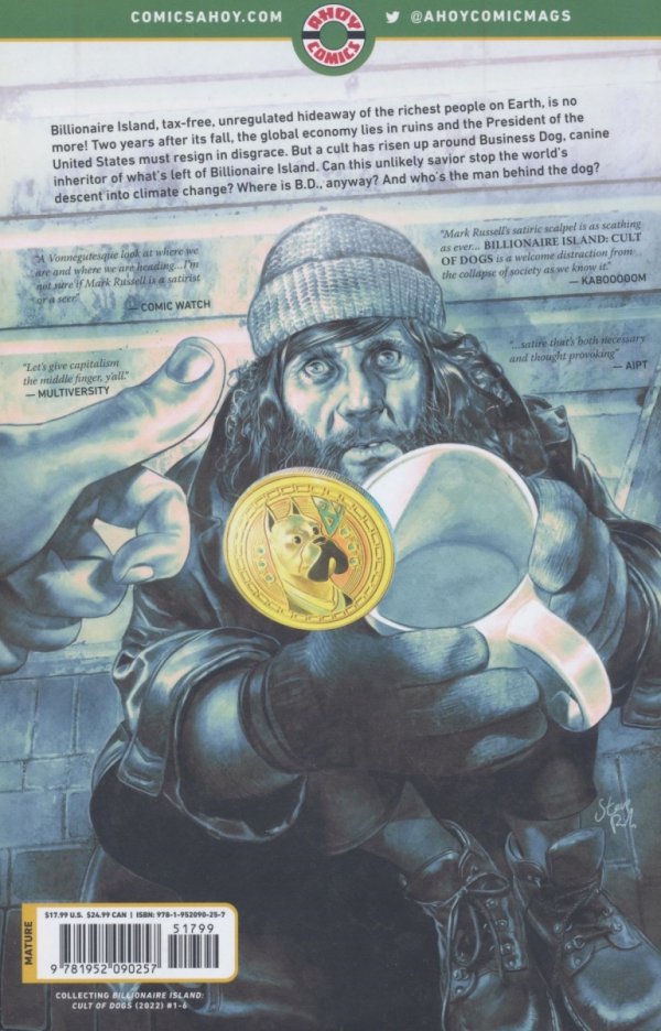 BILLIONAIRE ISLAND CULT OF DOGS TP [9781952090257]