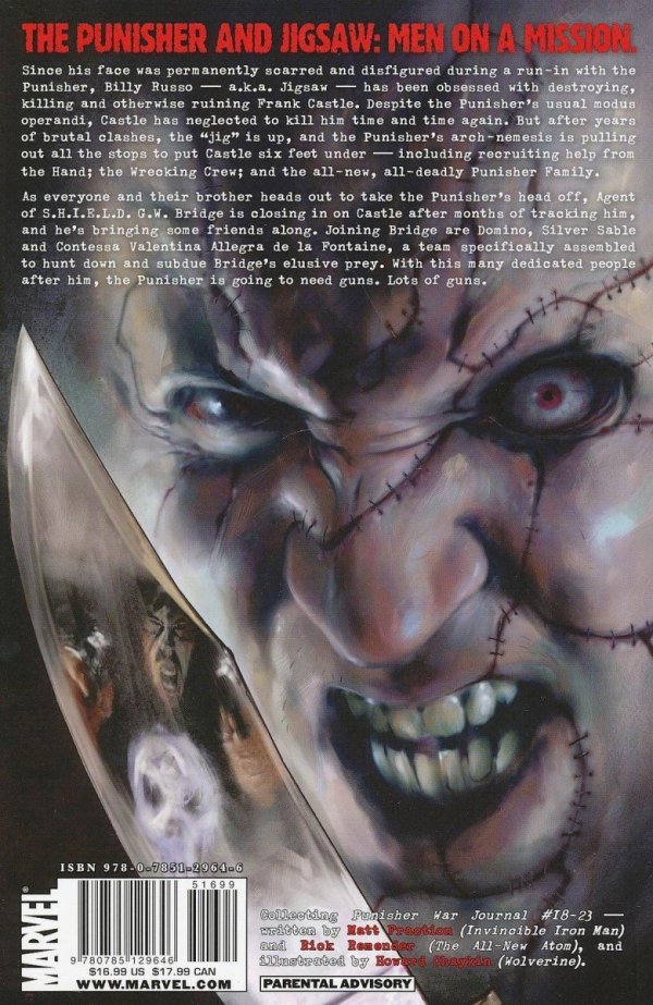 PUNISHER WAR JOURNAL VOL 04 JIGSAW TP [9780785129646]