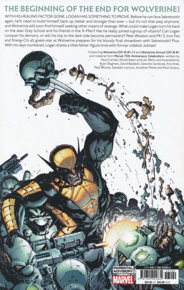 DEATH OF WOLVERINE PRELUDE THREE MONTHS TO DIE TP [9781302922832]