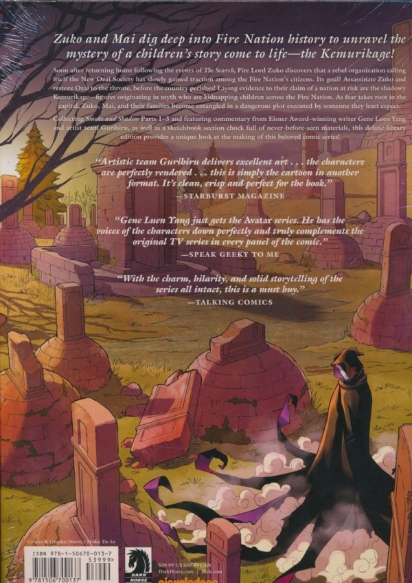 AVATAR THE LAST AIRBENDER SMOKE AND SHADOW LIBRARY EDITION HC [9781506700137]