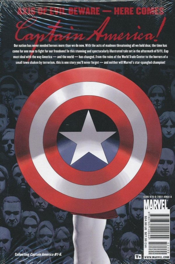CAPTAIN AMERICA THE NEW DEAL HC [9780785149644] **promocja TOMY**