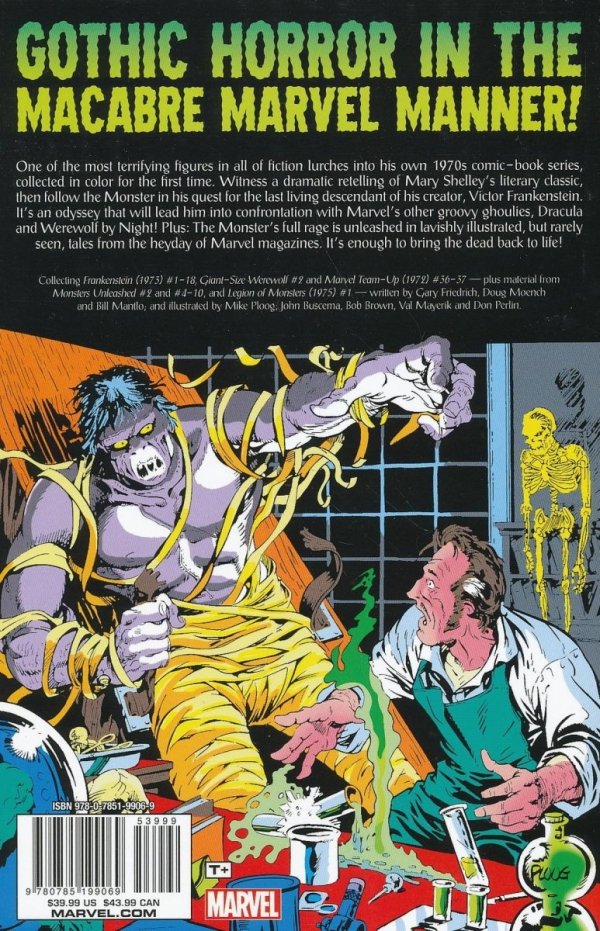 MONSTER OF FRANKENSTEIN TP [9780785199069] **promocja TOMY**