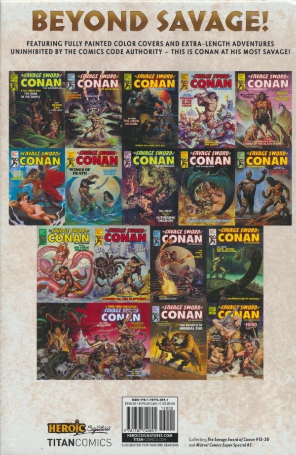 SAVAGE SWORD OF CONAN THE ORIGINAL COMICS OMNIBUS VOL 02 HC [VARIANT] [9781787740891] **OFERTA SPECJALNA**