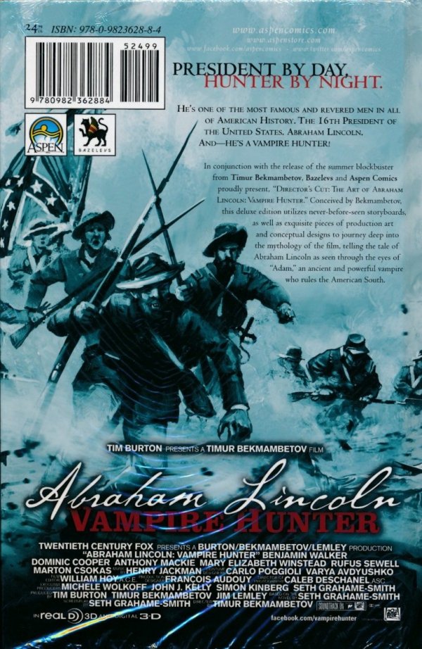 DIRECTORS CUT THE ART OF ABRAHAM LINCOLN VAMPIRE HUNTER HC [9780982362884] **promocja TOMY**