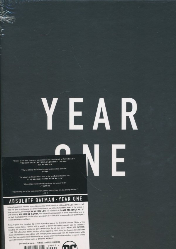 ABSOLUTE BATMAN YEAR ONE HC [9781401243791] **promocja TOMY**