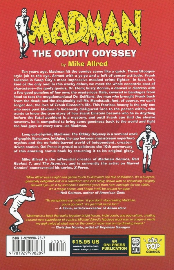 MADMAN VOL 01 THE ODDITY ODYSSEY TP [9781929998289] **promocja TOMY**