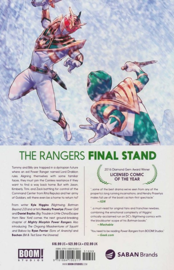 MIGHTY MORPHIN POWER RANGERS VOL 04 TP [9781684150311]