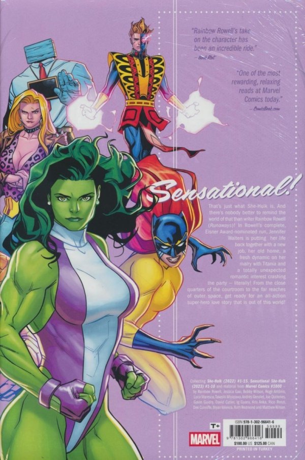 SHE-HULK BY RAINBOW ROWELL OMNIBUS HC [VARIANT] [9781302966416]