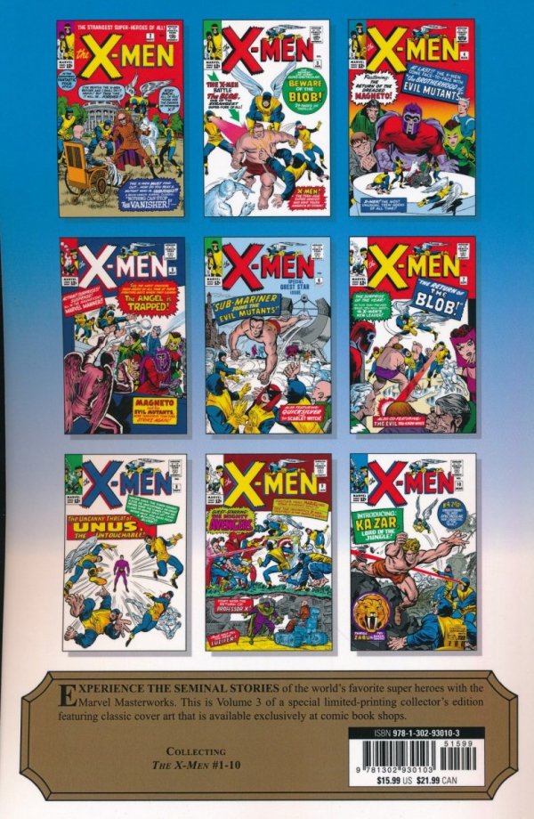 MIGHTY MARVEL MASTERWORKS THE X-MEN THE STRANGEST SUPER HEROES OF ALL TP [VARIANT] [9781302930103]