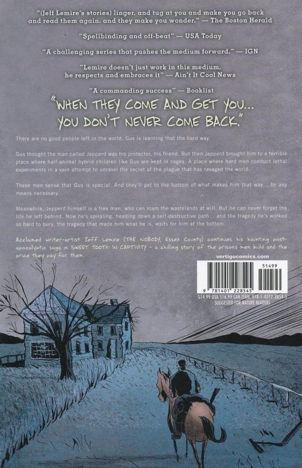 SWEET TOOTH VOL 02 IN CAPTIVITY TP [9781401228545] **OFERTA SPECJALNA**